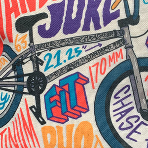 BMX Graffiti Bike Cushion Cover